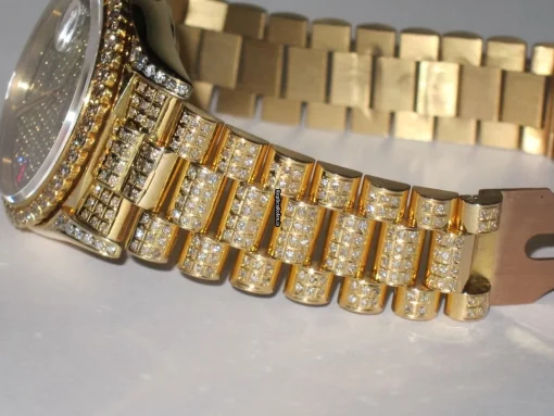 Appealing Replica Rolex Day-date Self Winding Automatic 36mm Yellow Gold Case Mens/unisex Watch - Image 6