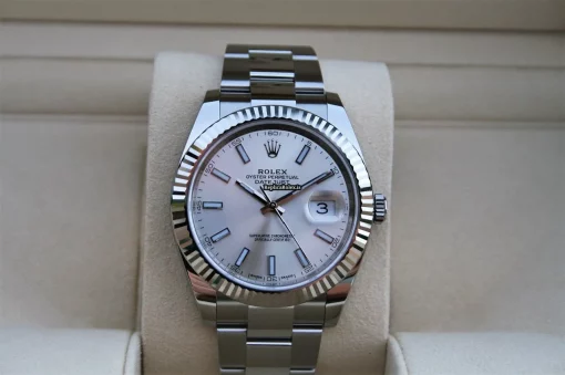 Perfect Fake Rolex Datejust 126334 Caliber 3235 Automatic Movement 41mm Steel Case Mens/unisex Watch - Image 4