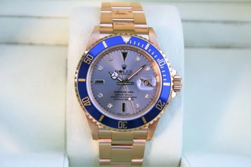 Perfect Copies Rolex Submariner Date 16618 Caliber 3135 Automatic Movement 40mm Yellow Gold Case Mens/unisex Watch