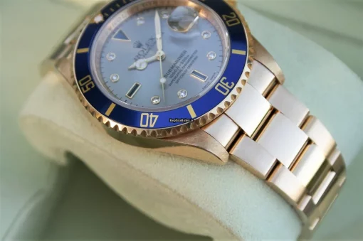 Perfect Copies Rolex Submariner Date 16618 Caliber 3135 Automatic Movement 40mm Yellow Gold Case Mens/unisex Watch - Image 2