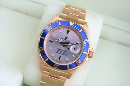 Perfect Copies Rolex Submariner Date 16618 Caliber 3135 Automatic Movement 40mm Yellow Gold Case Mens/unisex Watch - Image 6