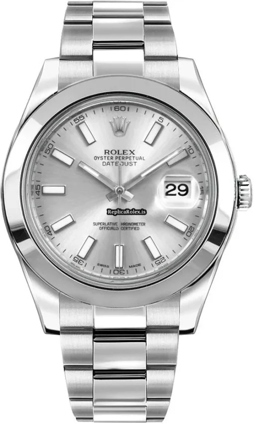 Swiss Fake Rolex Datejust II 116300 Caliber 3136 Automatic Movement 41mm Steel Case Mens/unisex Watch