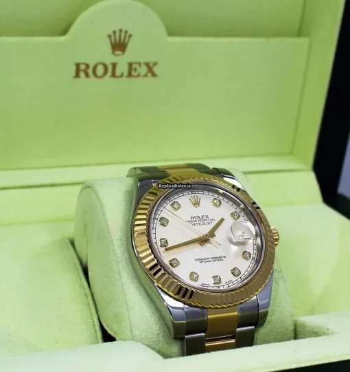 Well Made Replica Rolex Datejust II 116333 Automatic Movement 41mm Gold/steel Case Watch - Image 2