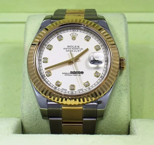 Well Made Replica Rolex Datejust II 116333 Automatic Movement 41mm Gold/steel Case Watch - Image 4