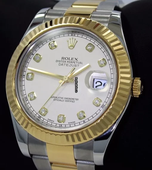 Well Made Replica Rolex Datejust II 116333 Automatic Movement 41mm Gold/steel Case Watch - Image 6