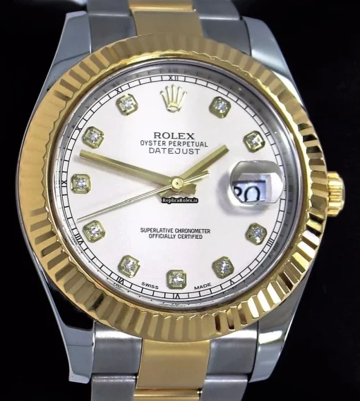 Well Made Replica Rolex Datejust II 116333 Automatic Movement 41mm Gold/steel Case Watch - Image 7
