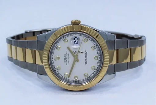 Well Made Replica Rolex Datejust II 116333 Automatic Movement 41mm Gold/steel Case Watch - Image 9