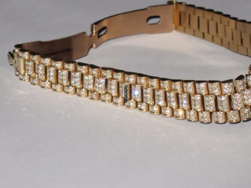 Special Clone Rolex Datejust Self Winding Automatic 26mm Yellow Gold Case Womens Watch - Image 6