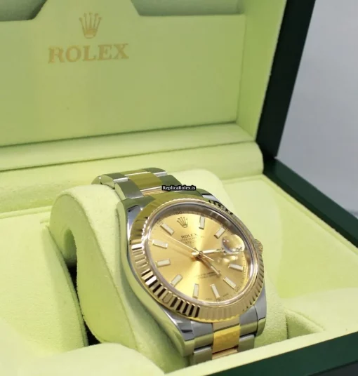 Terrific Fake Rolex Datejust II 116333 Automatic Movement 41mm Gold/steel Case Watch - Image 7
