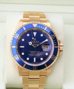 High-end Replica Rolex Submariner Date 16618 Caliber 3135 Automatic Movement 40mm Yellow Gold Case Mens/unisex Watch