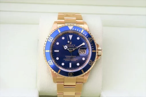 High-end Replica Rolex Submariner Date 16618 Caliber 3135 Automatic Movement 40mm Yellow Gold Case Mens/unisex Watch
