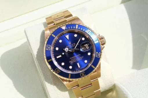 High-end Replica Rolex Submariner Date 16618 Caliber 3135 Automatic Movement 40mm Yellow Gold Case Mens/unisex Watch - Image 4