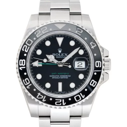 Appealing Fake Rolex Gmt-master II 116710ln Automatic Movement 40mm Steel Case Mens/unisex Watch - Image 2