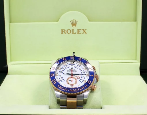 Nice Knockoff Rolex Yacht-master II 116681 Automatic Movement 44mm Gold/steel Case Mens/unisex Watch - Image 3