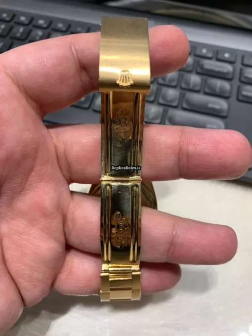 Design Replica Rolex Datejust 6605 Caliber 1065 Automatic Movement 36mm Yellow Gold Case Mens/unisex Watch - Image 4