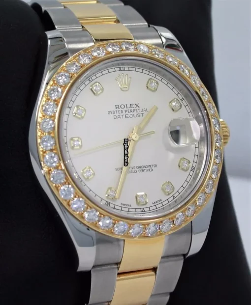 Stylish Replica Rolex Datejust II 116333 Automatic Movement 41mm Gold/steel Case Watch - Image 2