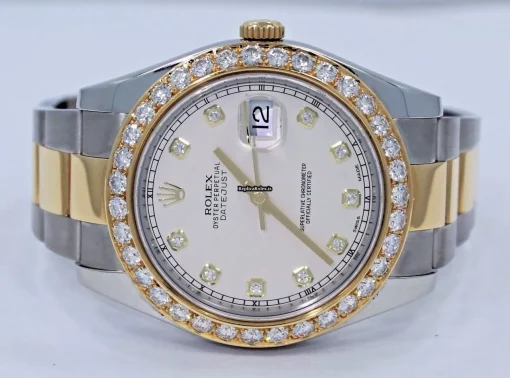 Stylish Replica Rolex Datejust II 116333 Automatic Movement 41mm Gold/steel Case Watch - Image 6