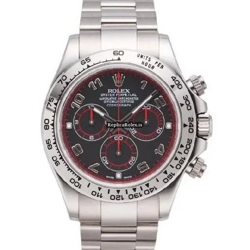 Swiss Replica Rolex Daytona 116509 Caliber 4130 Automatic Movement 40mm White Gold Case Mens/unisex Watch