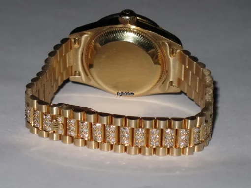 Beautiful Fake Rolex Datejust Self Winding Automatic 26mm Yellow Gold Case Womens Watch - Image 7
