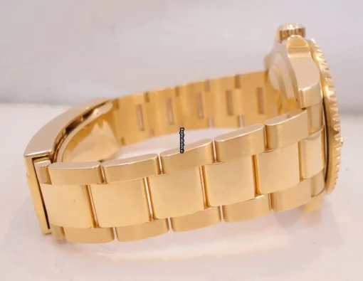 Wonderful Copy Rolex Submariner Date 116618ln Caliber 3135 Automatic Movement 40mm Yellow Gold Case Mens/unisex Watch - Image 11