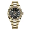 Cool Copies Rolex Sky-dweller 326938 Caliber 9001 Automatic Movement 42mm Yellow Gold Case Mens/unisex Watch