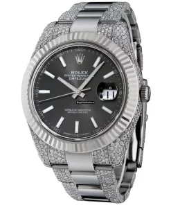 Stylish Replica Rolex Datejust II Caliber 3136 Automatic Movement 41mm Steel Case Mens/unisex Watch