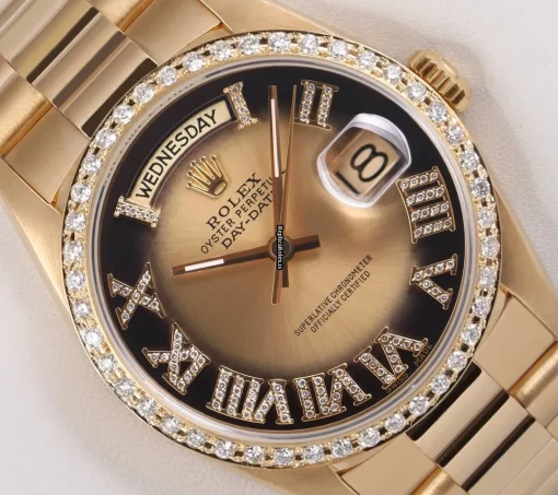 Excellent Copy Rolex Day-date 36 18238 Automatic Movement 36mm Yellow Gold Case Mens/unisex Watch