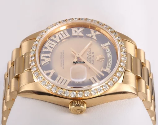 Excellent Copy Rolex Day-date 36 18238 Automatic Movement 36mm Yellow Gold Case Mens/unisex Watch - Image 2