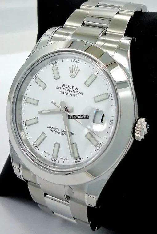 Lovely Replica Rolex Datejust II 116300 Automatic Movement 41mm Steel Case Watch - Image 4