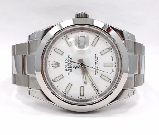 Lovely Replica Rolex Datejust II 116300 Automatic Movement 41mm Steel Case Watch - Image 6