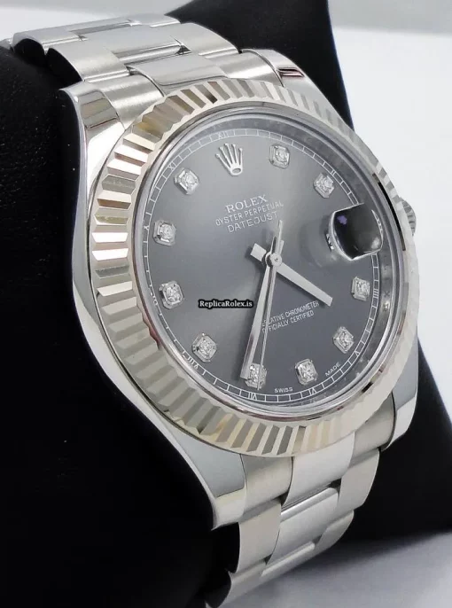 Attractive Replica Rolex Datejust II 116334 Automatic Movement 41mm Steel Case Watch - Image 2
