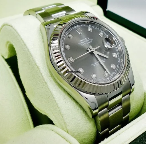 Attractive Replica Rolex Datejust II 116334 Automatic Movement 41mm Steel Case Watch - Image 3