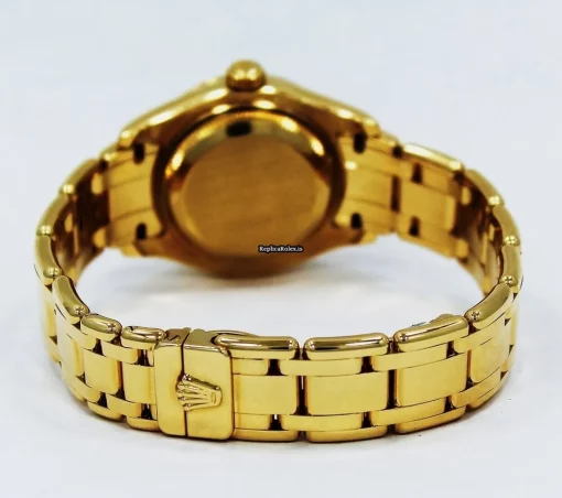 1:1 Replica Rolex Lady-datejust Pearlmaster 80318 Automatic Movement 29mm Yellow Gold Case Womens Watch - Image 8