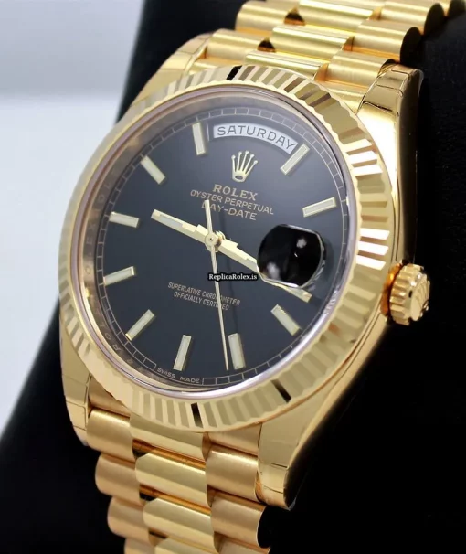 High Quality Copy Rolex Day-date 40 228238 Automatic Movement 40mm Yellow Gold Case Mens/unisex Watch - Image 8