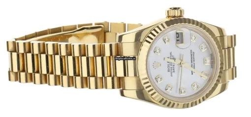 Remarkable Knockoff Rolex Lady-datejust 179178 Automatic Movement 26mm Yellow Gold Case Womens Watch - Image 3
