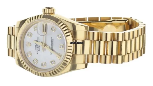Remarkable Knockoff Rolex Lady-datejust 179178 Automatic Movement 26mm Yellow Gold Case Womens Watch - Image 5