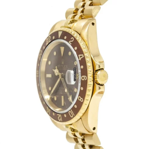 Wonderful Replica Rolex Gmt-master 16758 Automatic Movement 40mm Yellow Gold Case Mens/unisex Watch - Image 3
