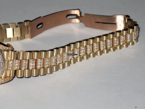 Offering Fake Rolex Datejust Self Winding Automatic 26mm Yellow Gold Case Womens Watch - Image 5
