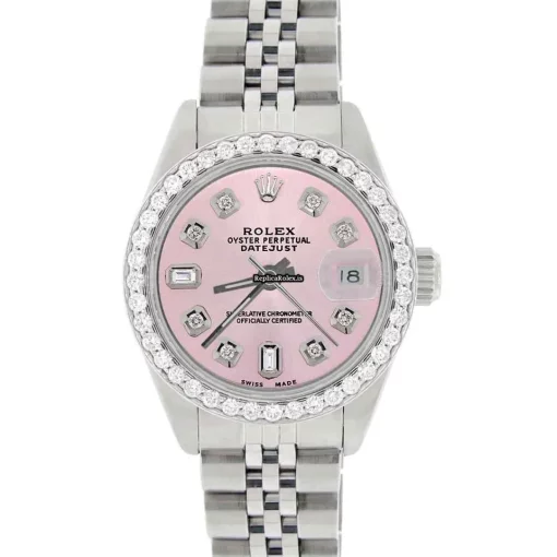 Perfect Replica Rolex Lady-datejust 68274 Automatic Movement 26mm Steel Case Womens Watch - Image 2