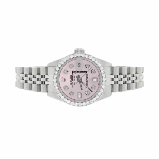 Perfect Replica Rolex Lady-datejust 68274 Automatic Movement 26mm Steel Case Womens Watch - Image 7