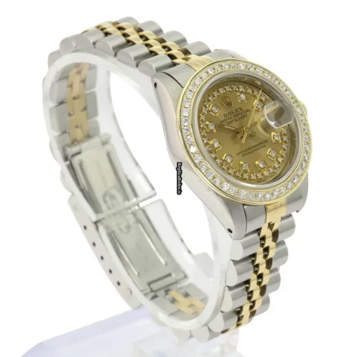 Epic Replica Rolex Lady-datejust 69173 Caliber 2135 Automatic Movement 26mm Gold/steel Case Womens Watch - Image 5