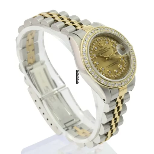 Epic Replica Rolex Lady-datejust 69173 Caliber 2135 Automatic Movement 26mm Gold/steel Case Womens Watch - Image 6