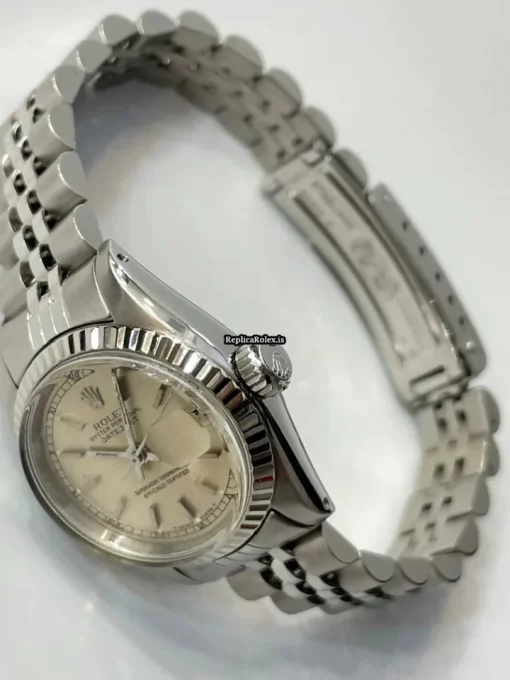 Lovely Replica Rolex Lady-datejust 6917 Automatic Movement 26mm Steel Case Womens Watch - Image 2