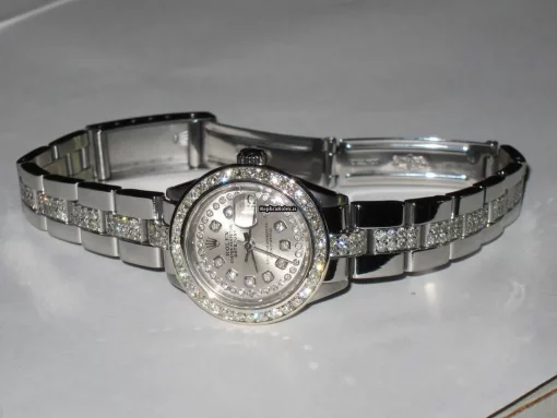 Fine Replica Rolex Datejust Self Winding Automatic 26mm Steel Case Womens Watch - Image 4