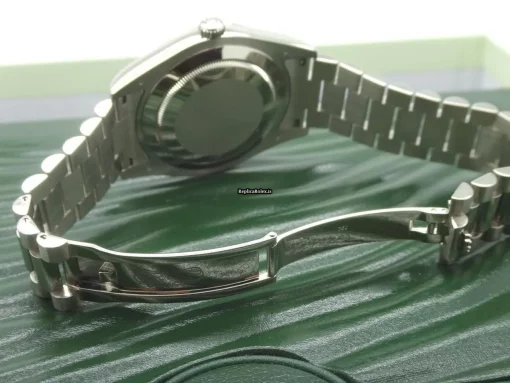 Great Fake Rolex Day-date II 218239 Automatic Movement 41mm White Gold Case Watch - Image 11