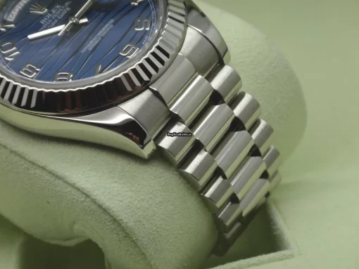 Great Fake Rolex Day-date II 218239 Automatic Movement 41mm White Gold Case Watch - Image 5