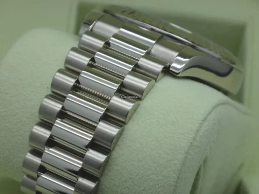 Great Fake Rolex Day-date II 218239 Automatic Movement 41mm White Gold Case Watch - Image 9