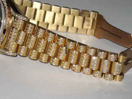 Quality Replica Rolex Day-date Self Winding Automatic 36mm Yellow Gold Case Mens/unisex Watch - Image 6