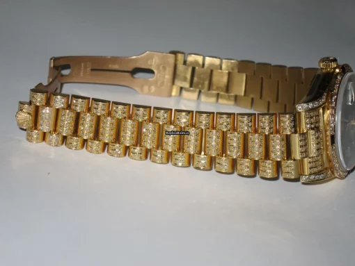 Quality Replica Rolex Day-date Self Winding Automatic 36mm Yellow Gold Case Mens/unisex Watch - Image 7