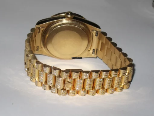 Quality Replica Rolex Day-date Self Winding Automatic 36mm Yellow Gold Case Mens/unisex Watch - Image 8